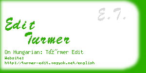 edit turmer business card